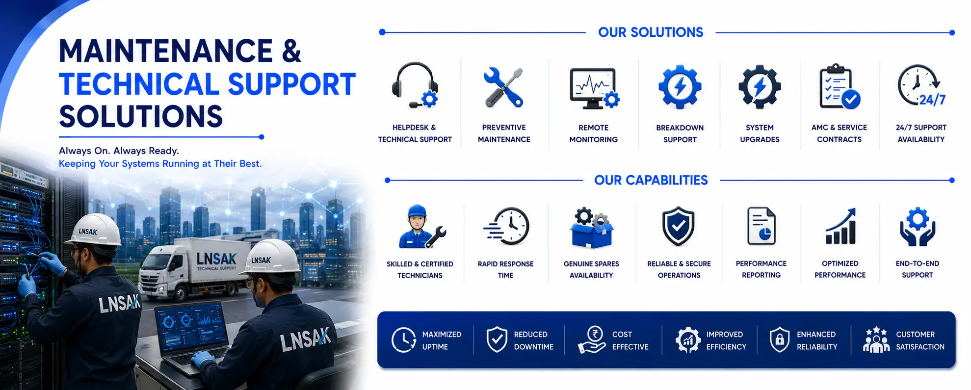 Maintenance & Technical Support Solutions | LNSAK System